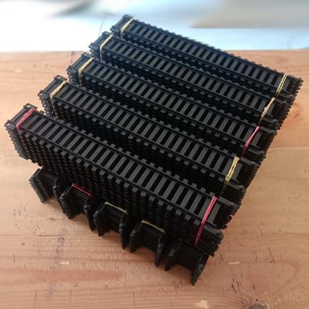 PAKET MURAH REL KERETA API RAILKING - REL LURUS ISI 10 PCS