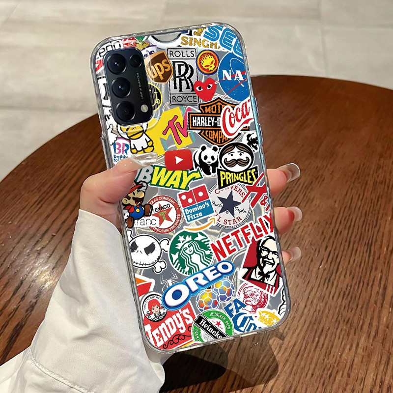 Casing Hp OPPO Reno 5 4G Reno 5 5G Reno5 Reno 5K 5G Reno5 K Find X3 Lite Case Casing Pola Sampul maj
