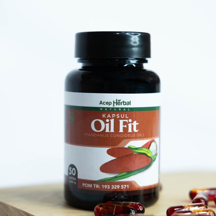 ish8- Oil Fit Kapsul Vitamin Kesuburan Pria Untuk Promil 50 Kapsul Solusi Untuk Pengental