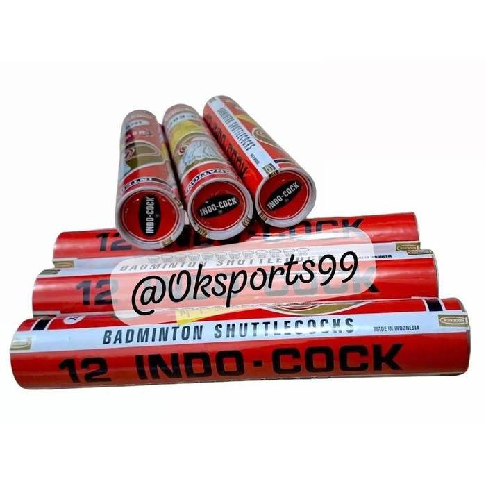 COCK BADMINTON / COCK RAKET BADMINTON INDOCOCK MERAH