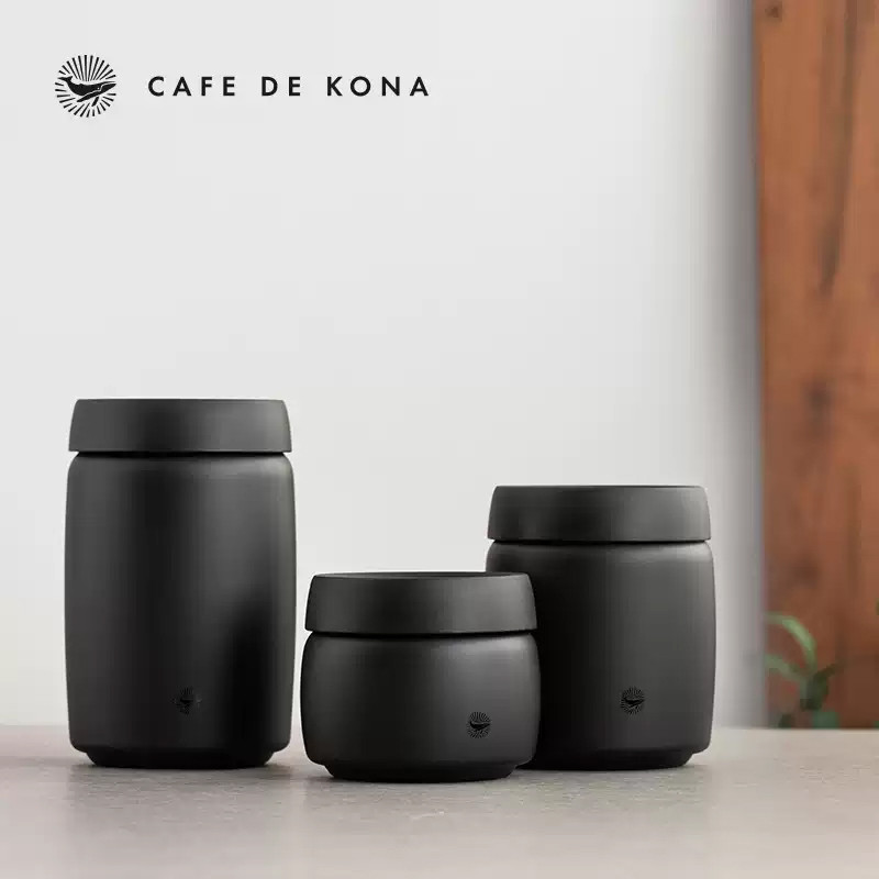 Cafede Kona Stainless Steel Sealed Tank Stainless Steel Vacuum Sealed Canisters For Coffee