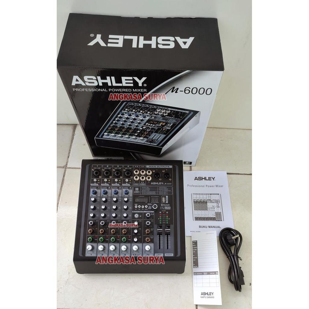 Promo Power Mixer ASHLEY M6000 M6000 ORIGINAL