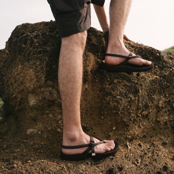 gzmu- Sendal Gahalu Wakatobi Warna Bromo Brown