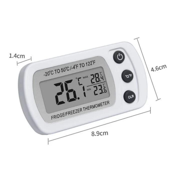 Axelons- Termometer Digital Kulkas Pendingin Freezer-Fridge Thermometer/Freezer Termometer