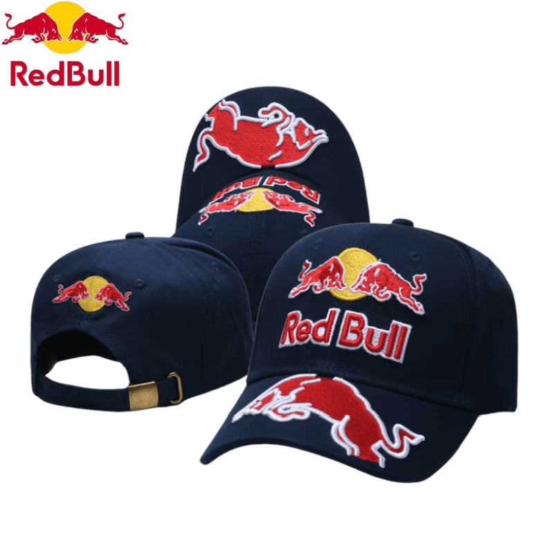 Red Bull racing hat Red Bull baseball hat duckbill hat embroidered curved brim hat racing team hat
