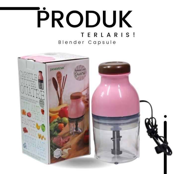 New Blender Kapsul Blender Listrik Portable SerbaGuna Blender Bumbu Dapur Dengan 4 Mata Pisau Dapat