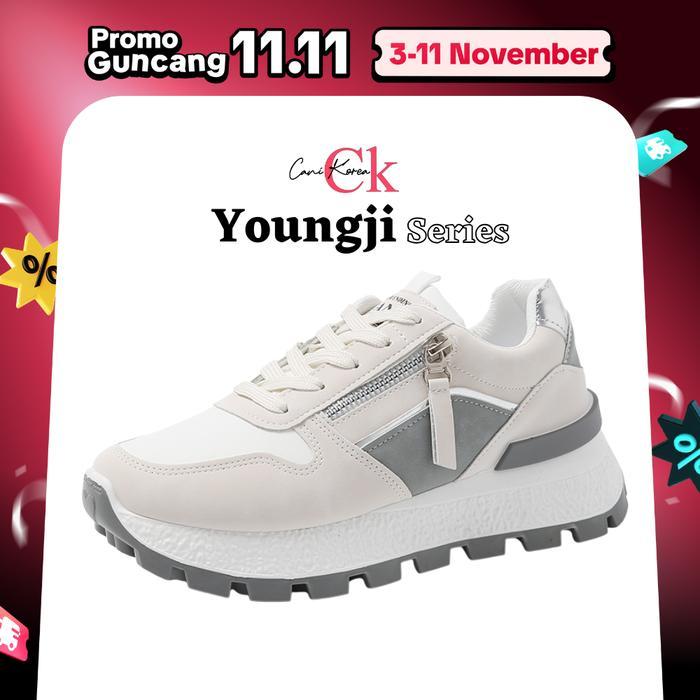 CANIKOREA Youngji Sepatu Wanita Casual Sneakers Shoes K9252A