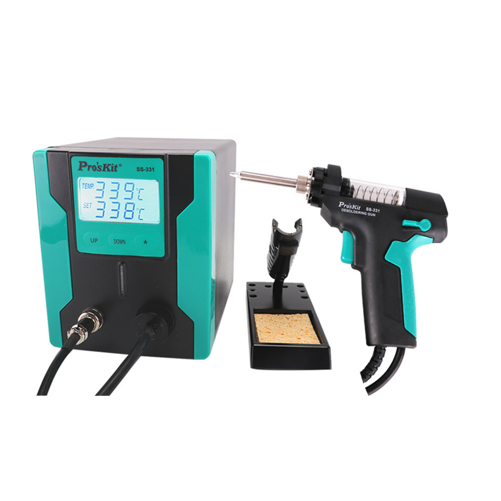 JUAL  Pro'sKit SS-331H ESD LCD Digital Electric Desoldering Pump BGA Desoldering Suction Vacuum Sold