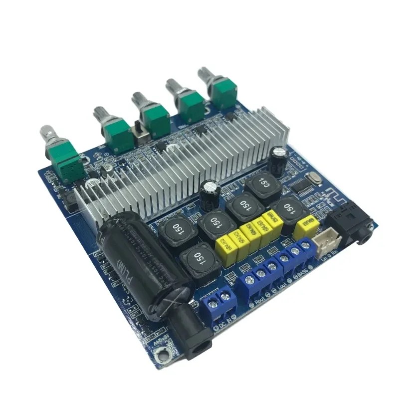 Bluetooth Amplifier Board 5.0 Fever Tpa3116 High-Power 2.1 Overweight Subwoofer 12-24V Finished