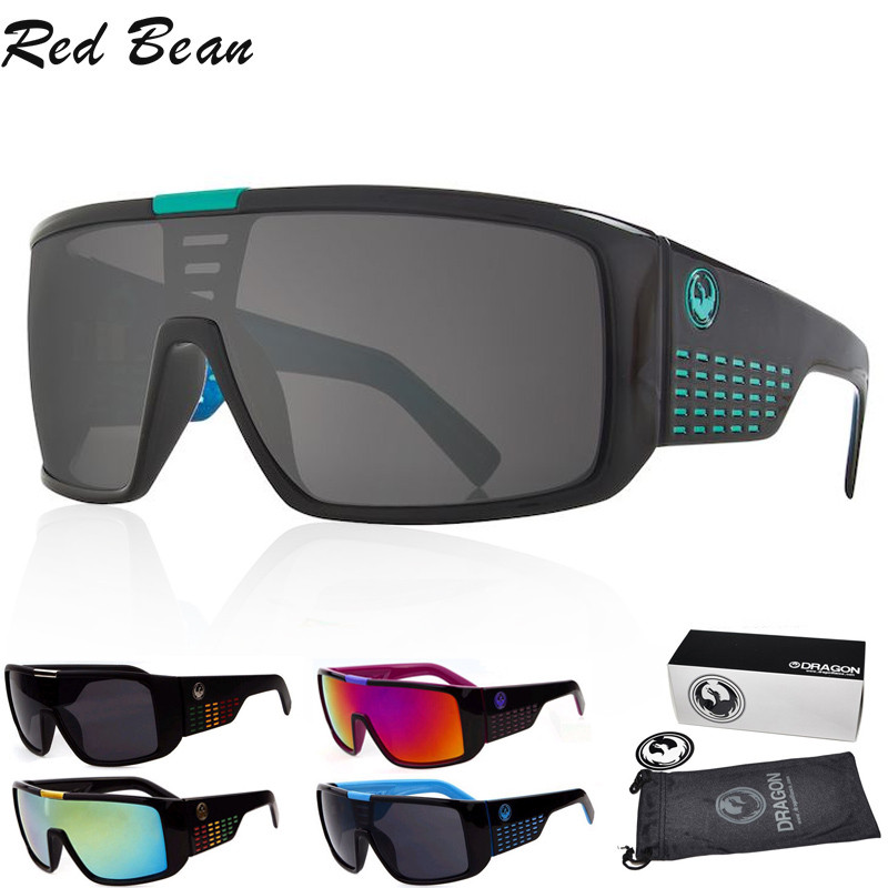 Oversized Dragon Sunglasses Men Women Flat Top Driving Goggles Male Retro Brand Designer Sun Glasses