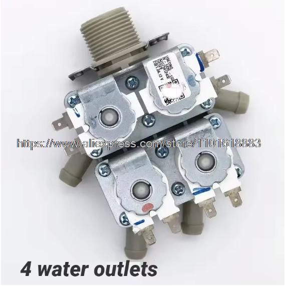 Washing Machine Inlet Valve Dc12V Solenoid Valves For Lg Drum Washing Machine Replacement Parts