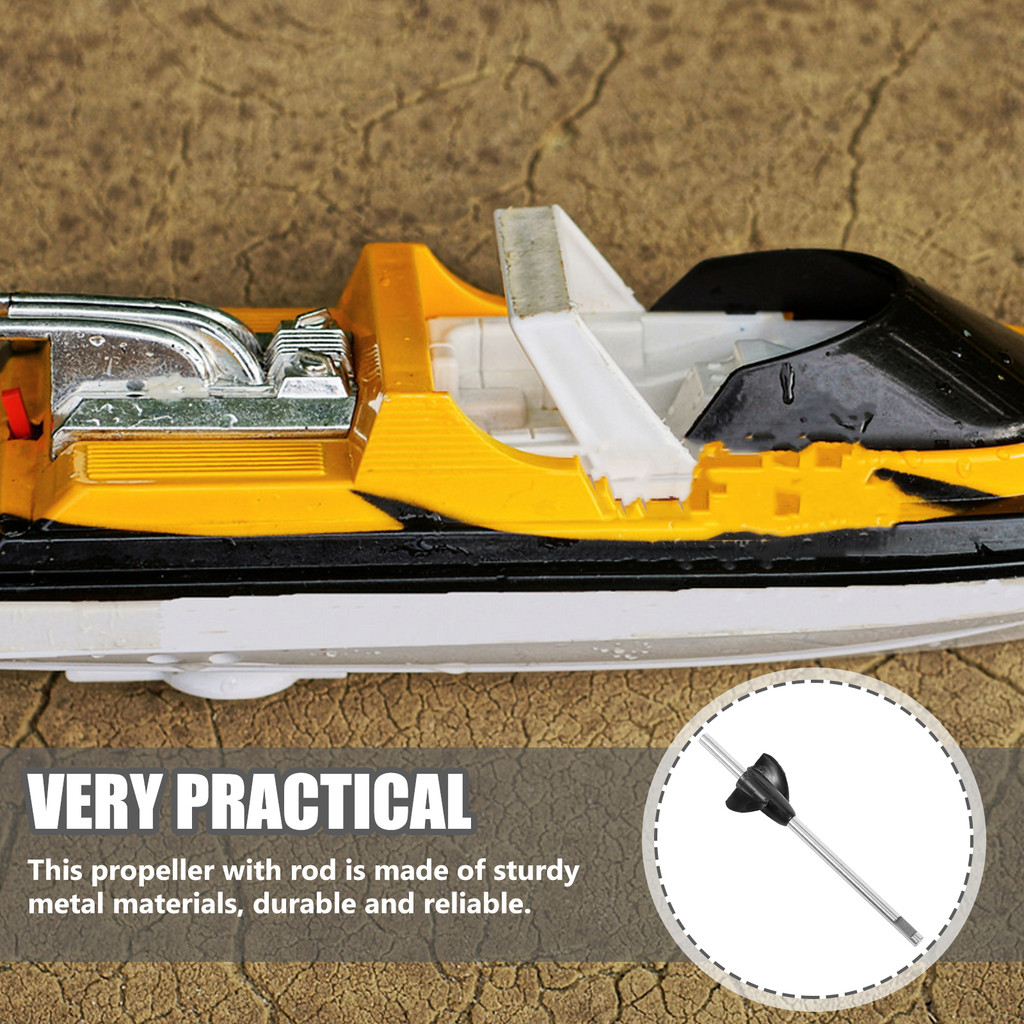 Metal Propeller Air Screw With Rod Metal Propeller Boat Supplies Rc Kayak Part Rc Boat Parts