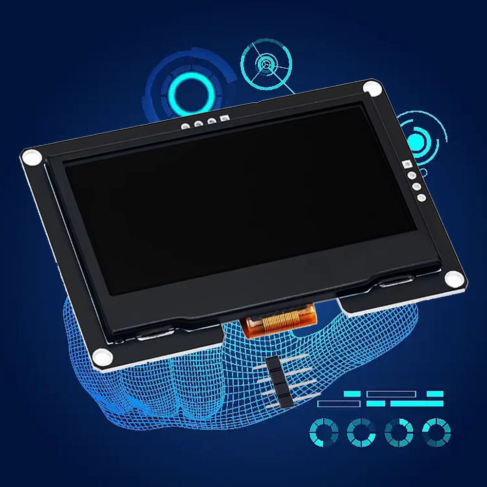 2.42 Inch (2.42") 128X64 Oled Display Module White/Blue Screen, Iic (I2C) & Spi Serial For C51