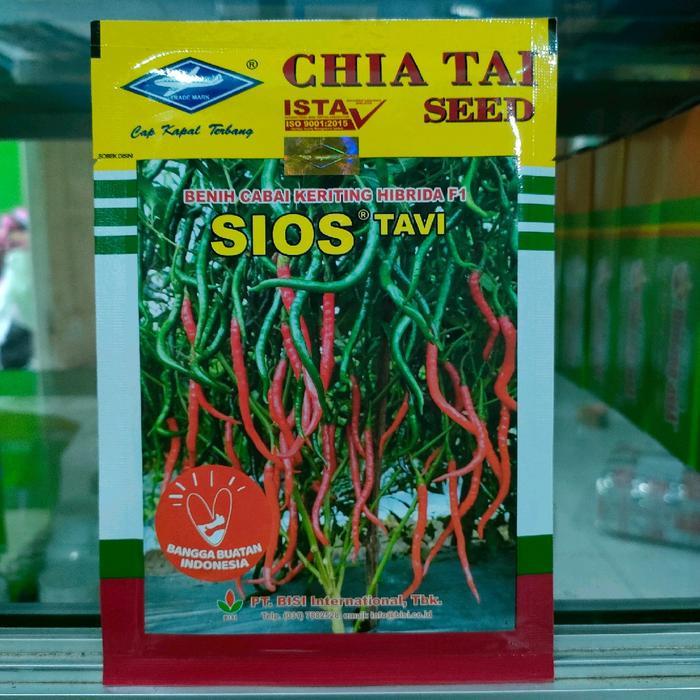 Cabe Sios Tavi F1 Tahan Virus Kemasan 10Gr Original Pabrik Tanaman