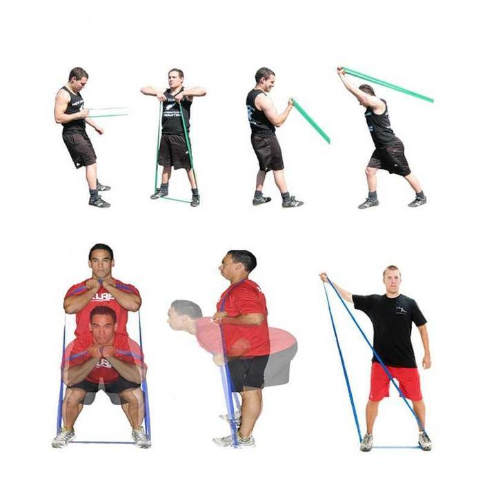 h5sb- Karet Tali Pull Up Resistance Band Fitness Olahraga Gym