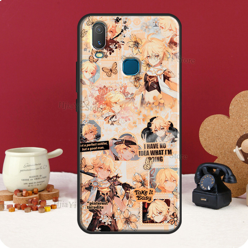 Genshin Impact Anime Case For Vivo Y91C Y1S Y11S Y12 Y17 Y20 Y30 Y50 Y81 S1 V11 V17 Neo V20 SE Y11 2