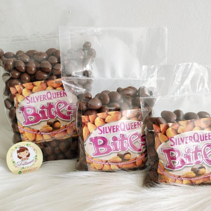 (ORIGINAL) HYA 1KG SILVERQUEEN ALMOND BITES ( TDS ) COKLAT TERMURAH TERPOPULER