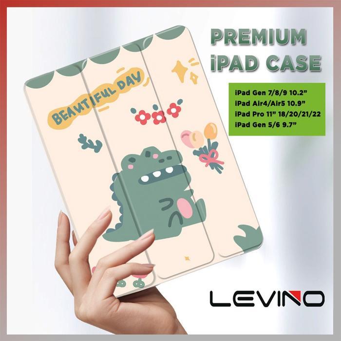 LEVINO CASE IPAD GEN 9 10.2" WITH PENCIL HOLDER COMPATIBLE FOR IPAD AIR1/AIR2/AIR3/AIR4/AIR5 IPAD