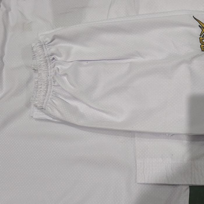 Dobok Seragam Taekwondo Kerah Hitam Diamond Bow Senior Baju Fighter