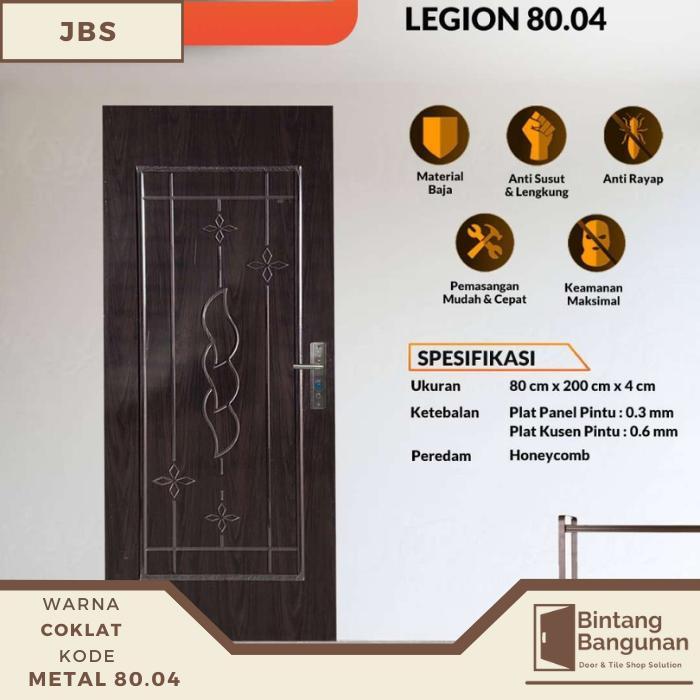 Pintu Rumah Pintu Kamar Baja Fortress LEGION 80.04 - 80x200