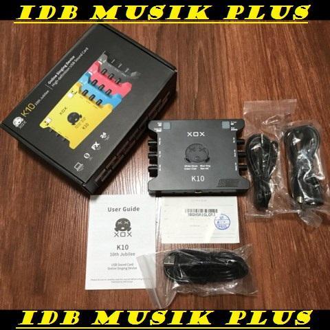 Soundcard Recording Xox K10 K 10 Original Garansi Resmi Promo Premium