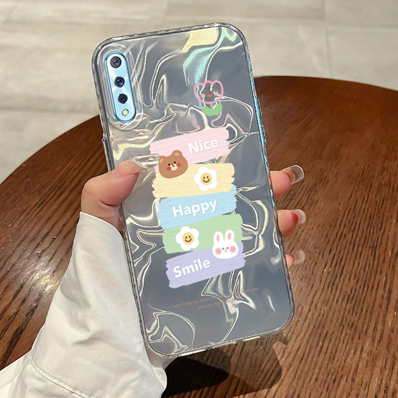 Casing Hp VIVO S1 VIVO S1 Pro Case Casing Pola Graffiti berwarna HP Kasing Kasus ponsel transparan m