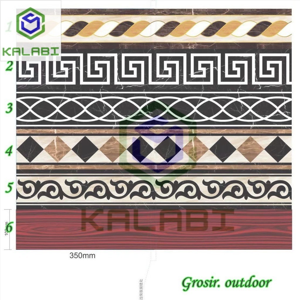 Wallpaper LIST BORDER STIKER 10 METER WALL BORDER