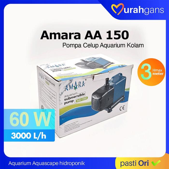 Ready- Pompa Air Celup Aquarium Kolam Koi Amara Aa 150 Power Head 3000 Lh -Gratisongkir