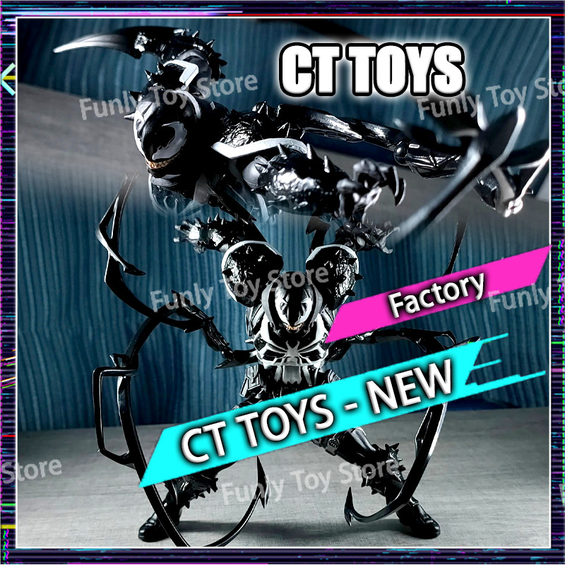 In Stock Ct Toys Agent Venom Amazing Yamaguchi Agent Anti Venom Figure Spiderman Anime Action Figure