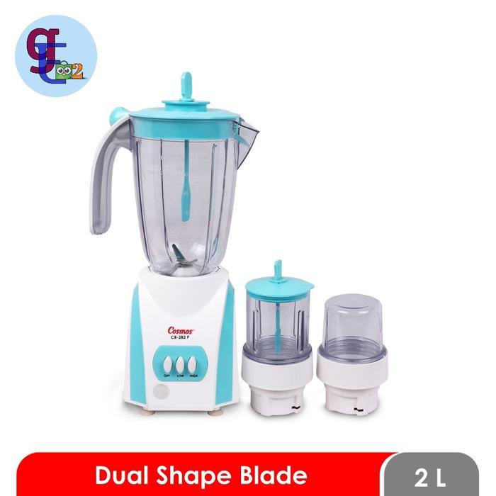 Cosmos Blender 282G 3In1 Gelas Kaca 2L/Blender Cosmos 3In1 2Liter