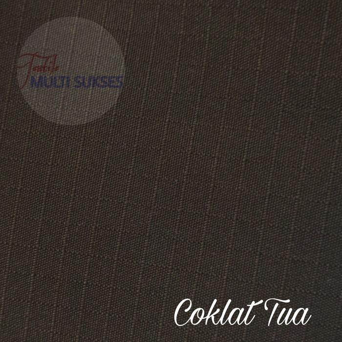 bahan kain ripstok ripstop ribstop coklat tua seragam pdl jaksa yard