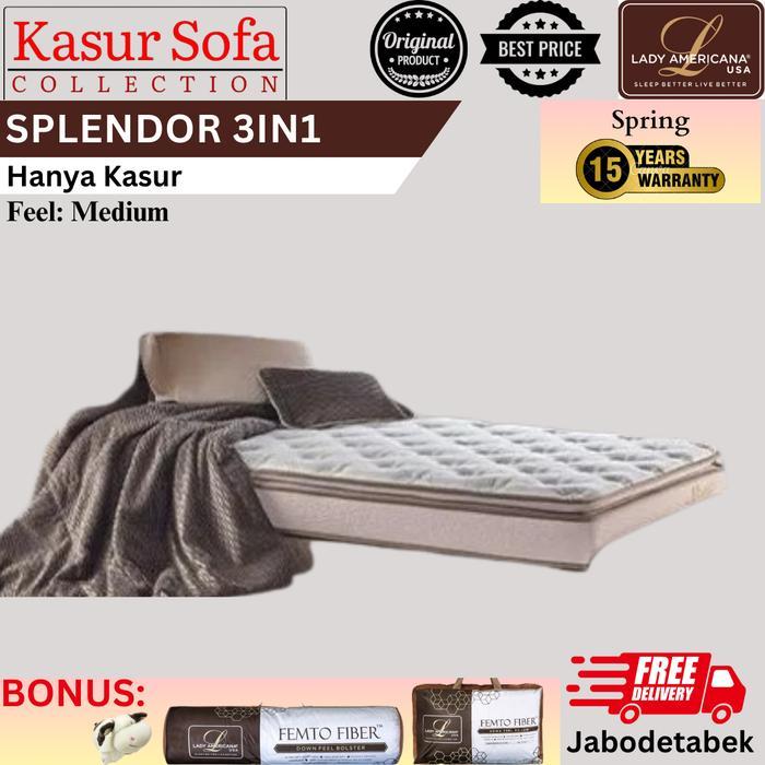 Lady Americana Splendor 3In1 Kids (Hanya Kasur)/Matrass/Mattress/Springbed Anak Susun/Tingkat 3 In 1