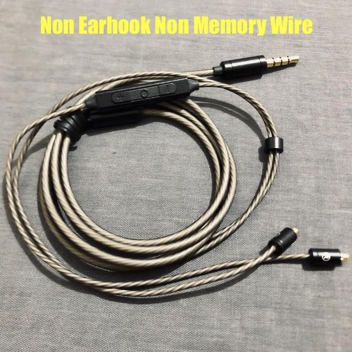 ivfo- Kabel Mmcx Custom Hifi Sound Improved Silver Plated Mmcx Pin Cable Replacement