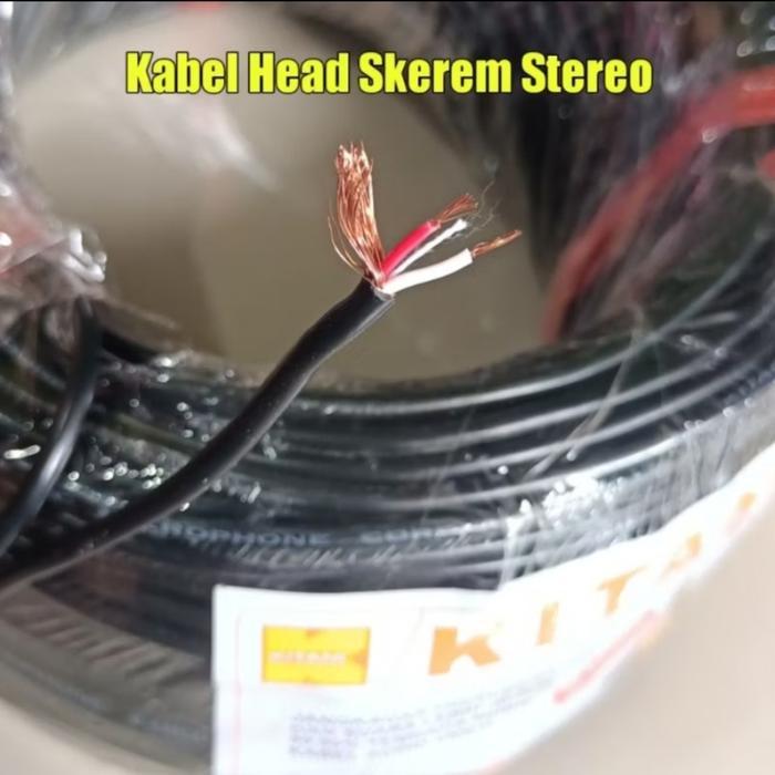 Kabel audio Jack xlr male to Rca male 1set kabel Kitani original