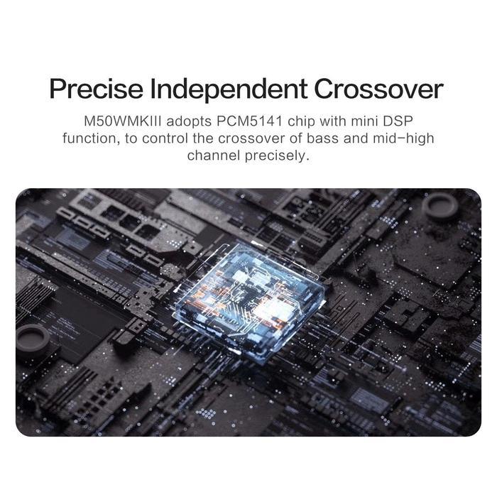 Swans Hivi M50W-Mkiii 2.1 Professional Multimedia Home Active Speaker Bluetooth Optical Remote