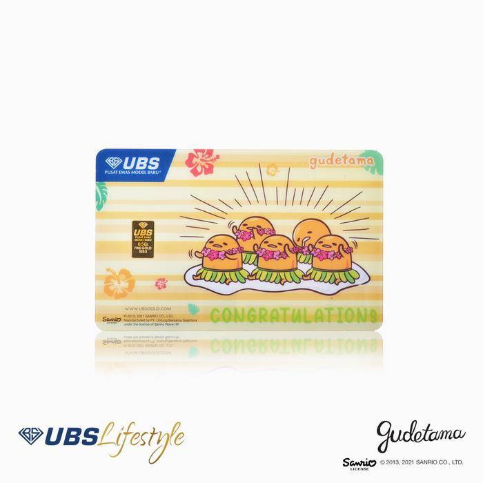 Ubs Logam Mulia Sanrio Gudetama Congratulations Edition 0.5 Gr
