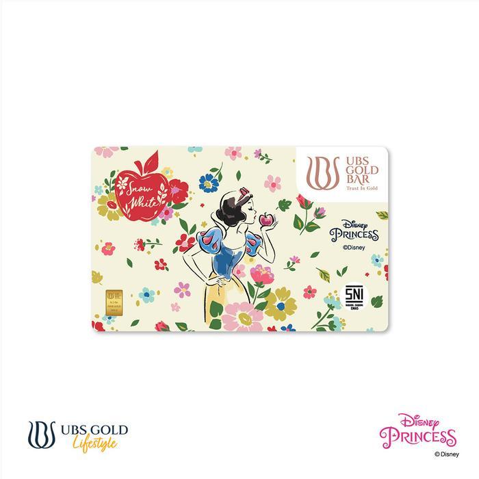 Ubs Gold Logam Mulia Disney Princess Snow White 0.1 Gr
