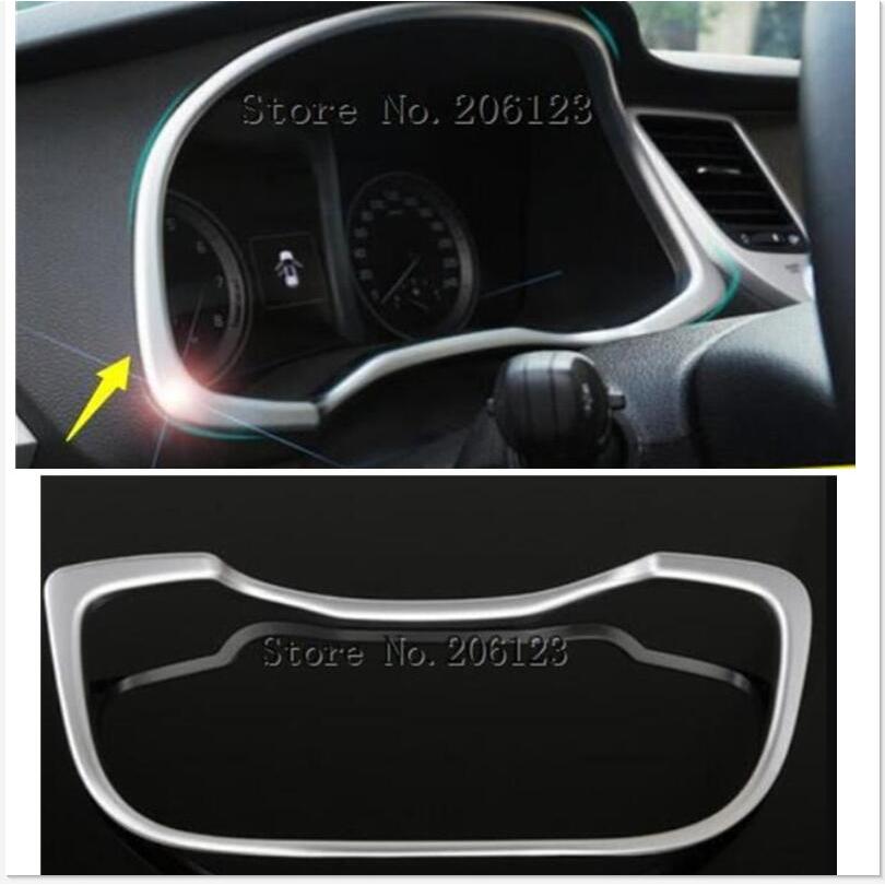 Instrument Gauge Frame Cover Trim For Hyundai Tucson 2015 2016 Chrome