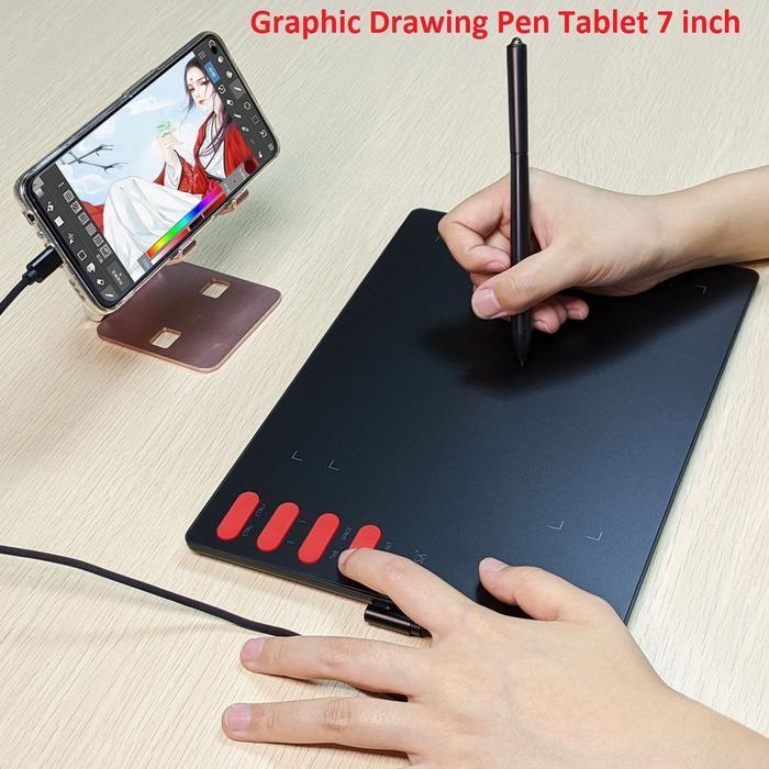 Drawing Graphic Pen Tablet 7 Inch Vinsa T505 Digital Drawing Pad