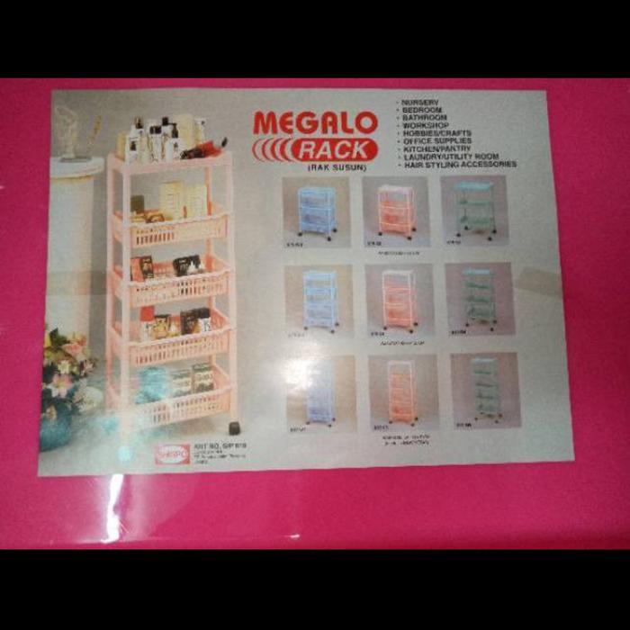 Rak Salon Susun 5 Roda / Rak Serbaguna / Keranjang Susun/ Tempat Surat