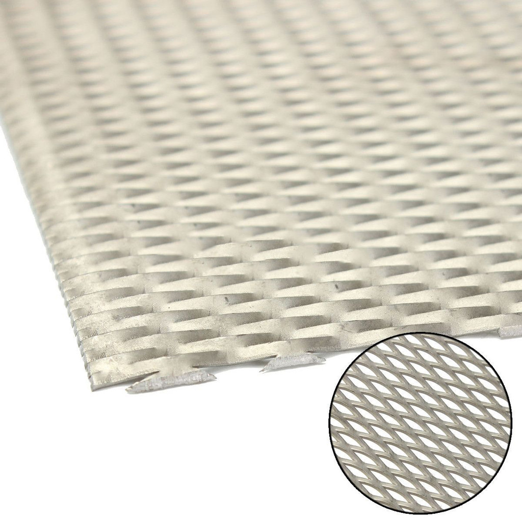 1Pc 200Mm*300Mm*0.5Mm New Metal Titanium Mesh Sheet Perforated Plate Expanded