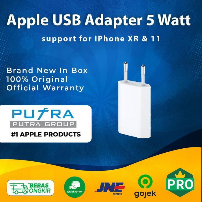 (Original) Iphone Usb Power Adapter Adaptor Charger 5W 5 Watt