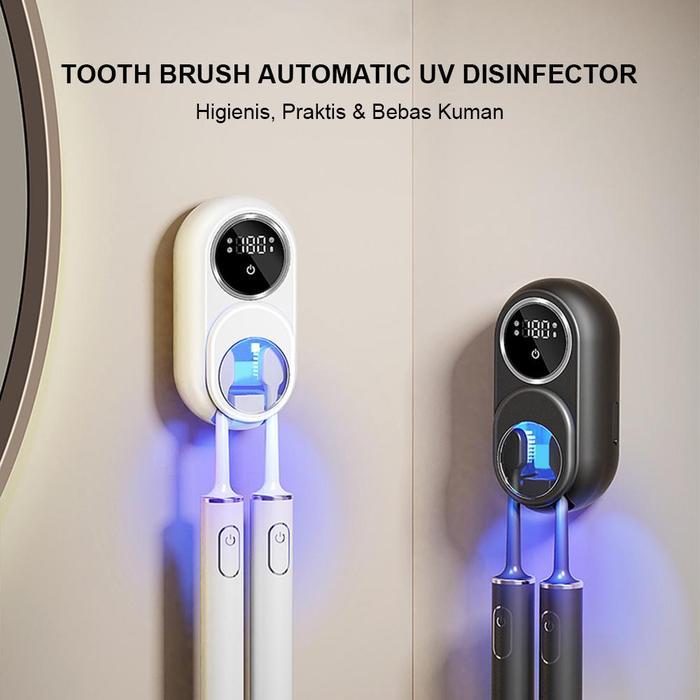 Tempat Sikat Gigi Uv Hygiene Sterilisasi Disinfektan Ultraviolet Toothbrush Holder Toothbrush Uv