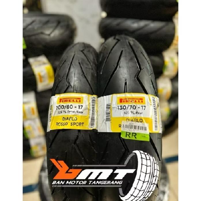 Paket Ban Pirelli Rosso Sport 100/80 & 130/70-17