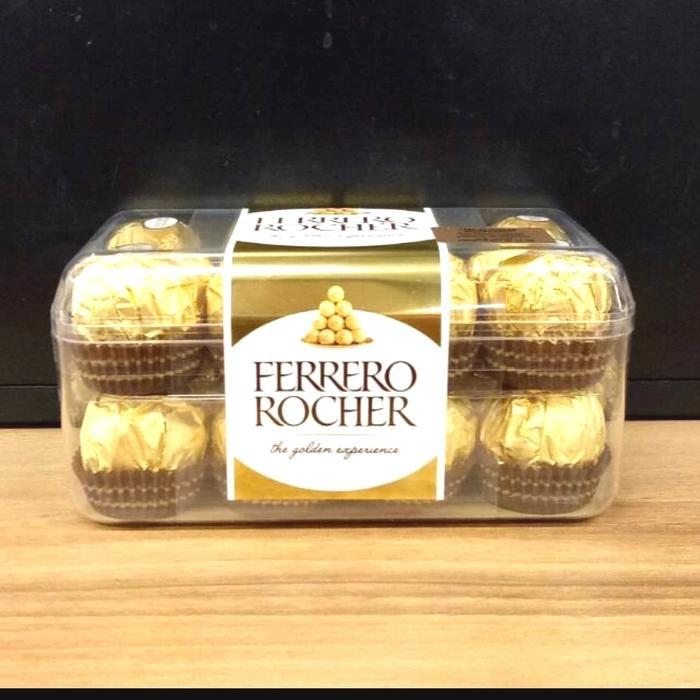 Ready ferrero rocher 16 200gr - Ferrero Rocher isi 16 coklat import 200gr