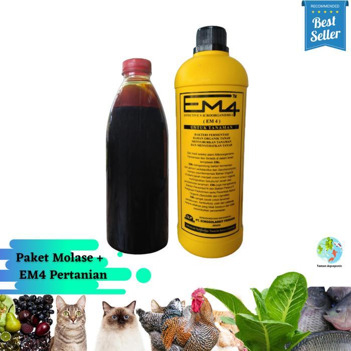 PAKET MOLASE dan EM4 Pertanian Perikanan Limbah Peternakan