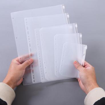 Zipper Bag Binder 6 Ring A5 A6 / Organizer Isi Pocket Binder Kantong