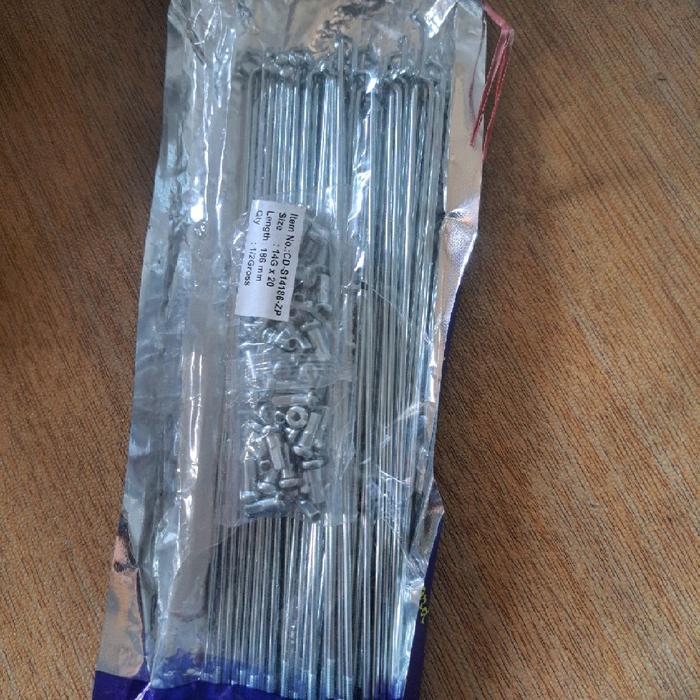 JARI-JARI / RUJI 20 INCH 14G PER 72PCS UNTUK 2VELG BMX