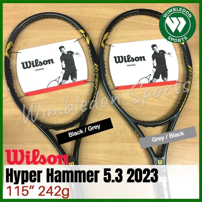 RAKET TENIS WILSON HYPER HAMMER 5.3 2023 / WILSON HH 5.3 GREY