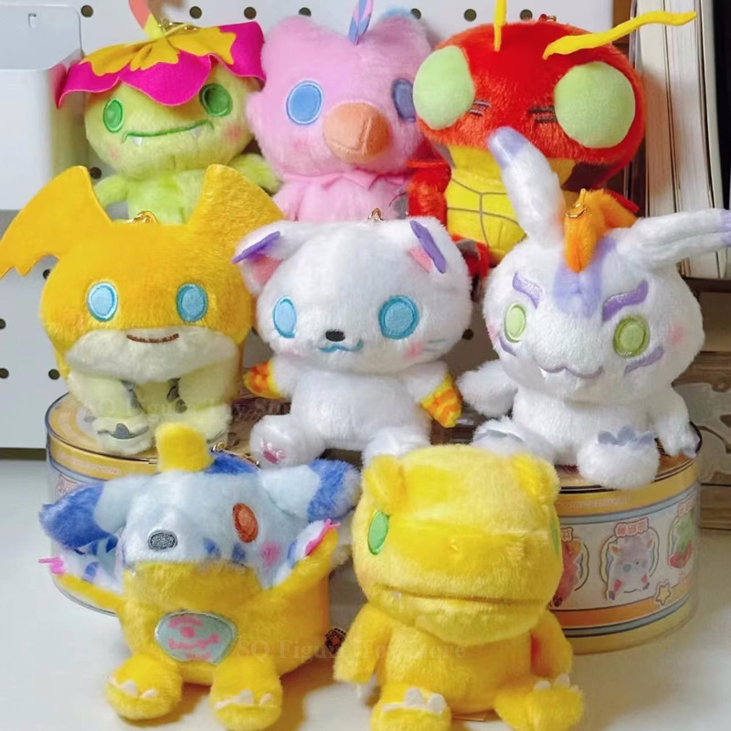 Original Digimon Plush Blind Box Toy Gabumon Piyomon Patamon Mysterious Guesssurprise Box Stuffed Pl